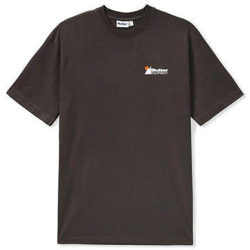 Butter Goods - Heavy Weight Pigment Dye Tee Washed Black.