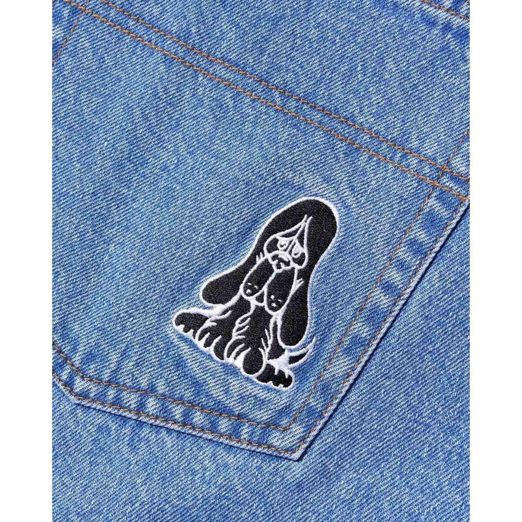 Butter Goods Hound Denim Shorts Washed Indigo