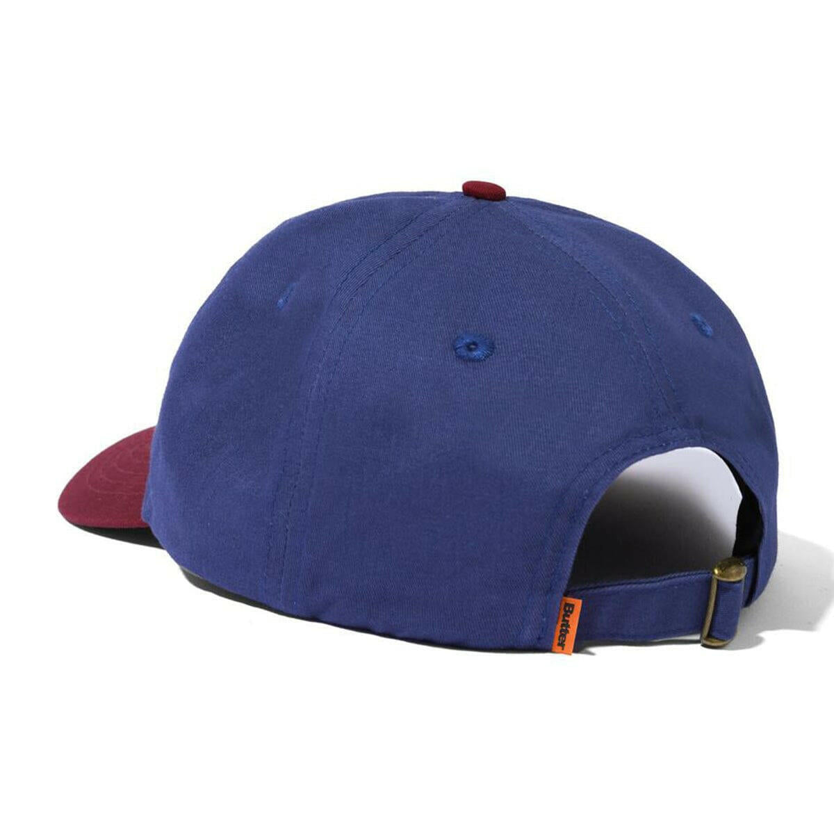 Butter Goods - Insect 6 Panel Cap Navy/Maroon.