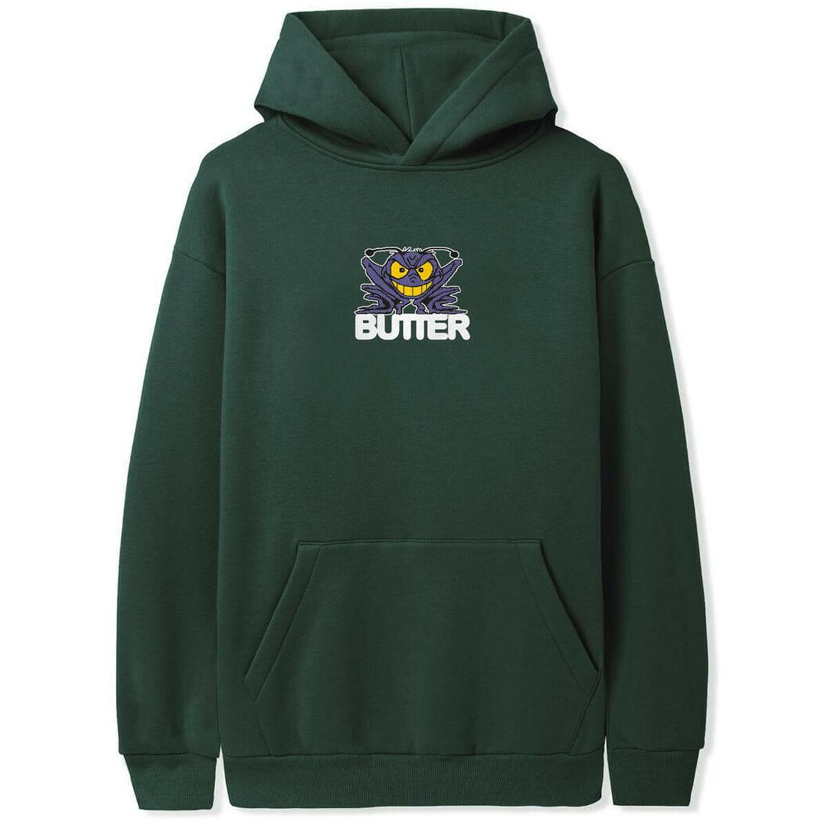 Butter Goods - Insect Hoodie Forest Green.