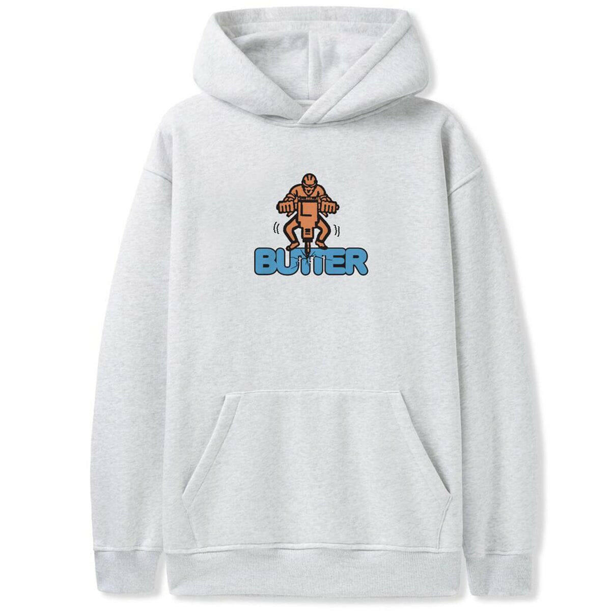 Butter Goods - Jack Hammer Hoodie Ash.