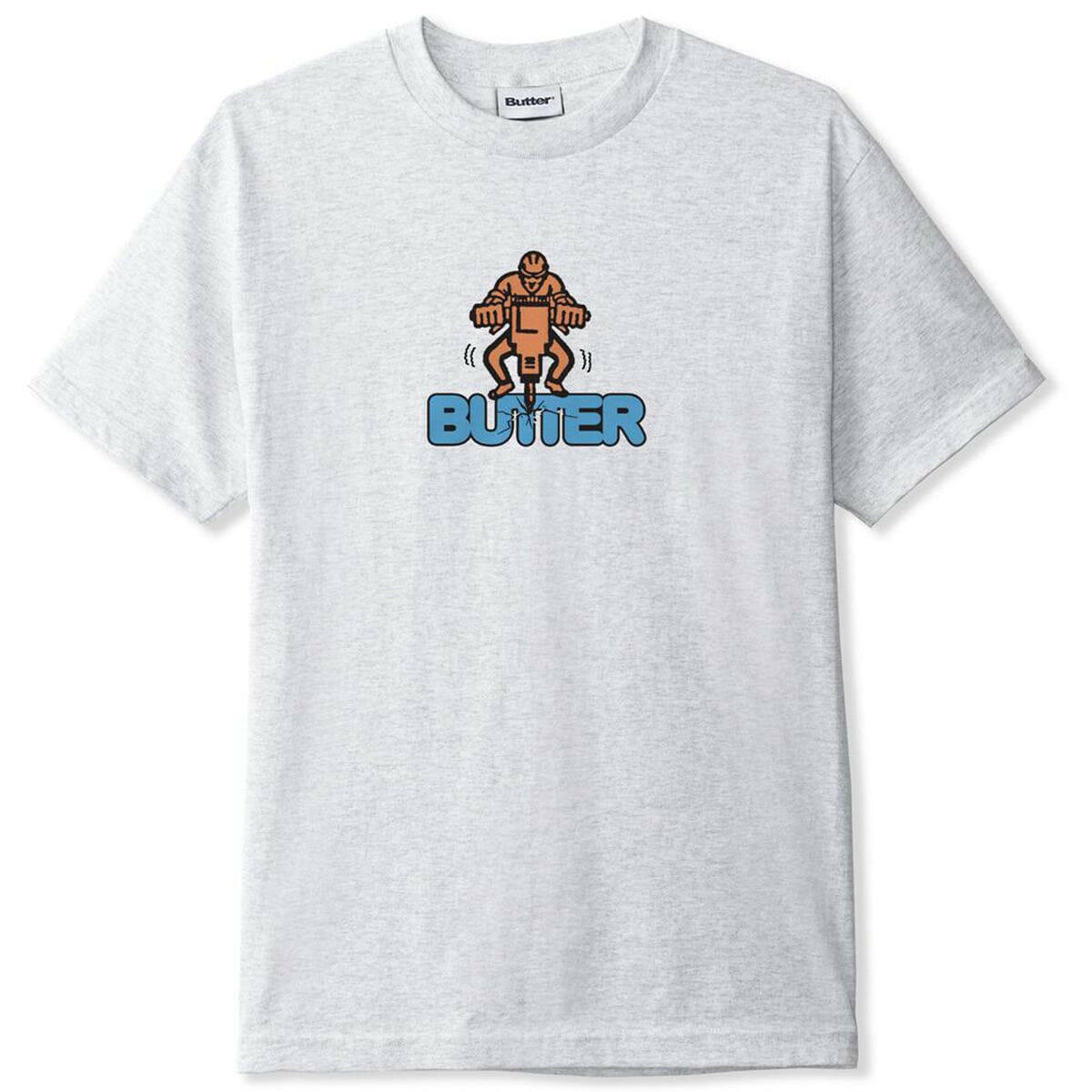 Butter Goods - Jack Hammer Tee Ash.