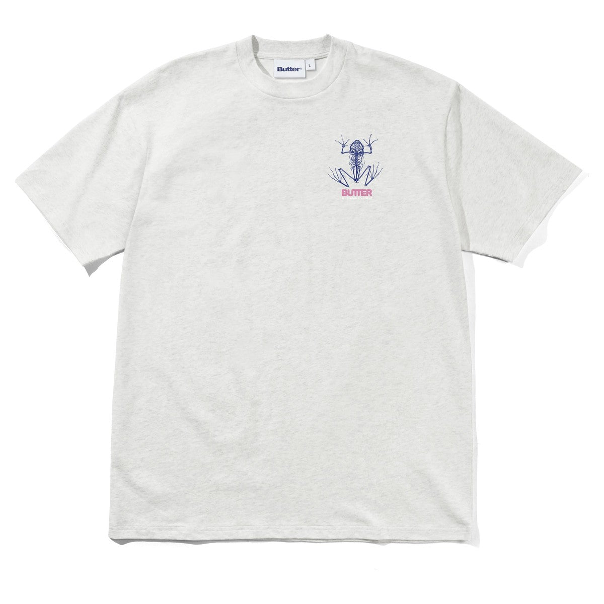 Butter Goods Leap Tee Ash - front