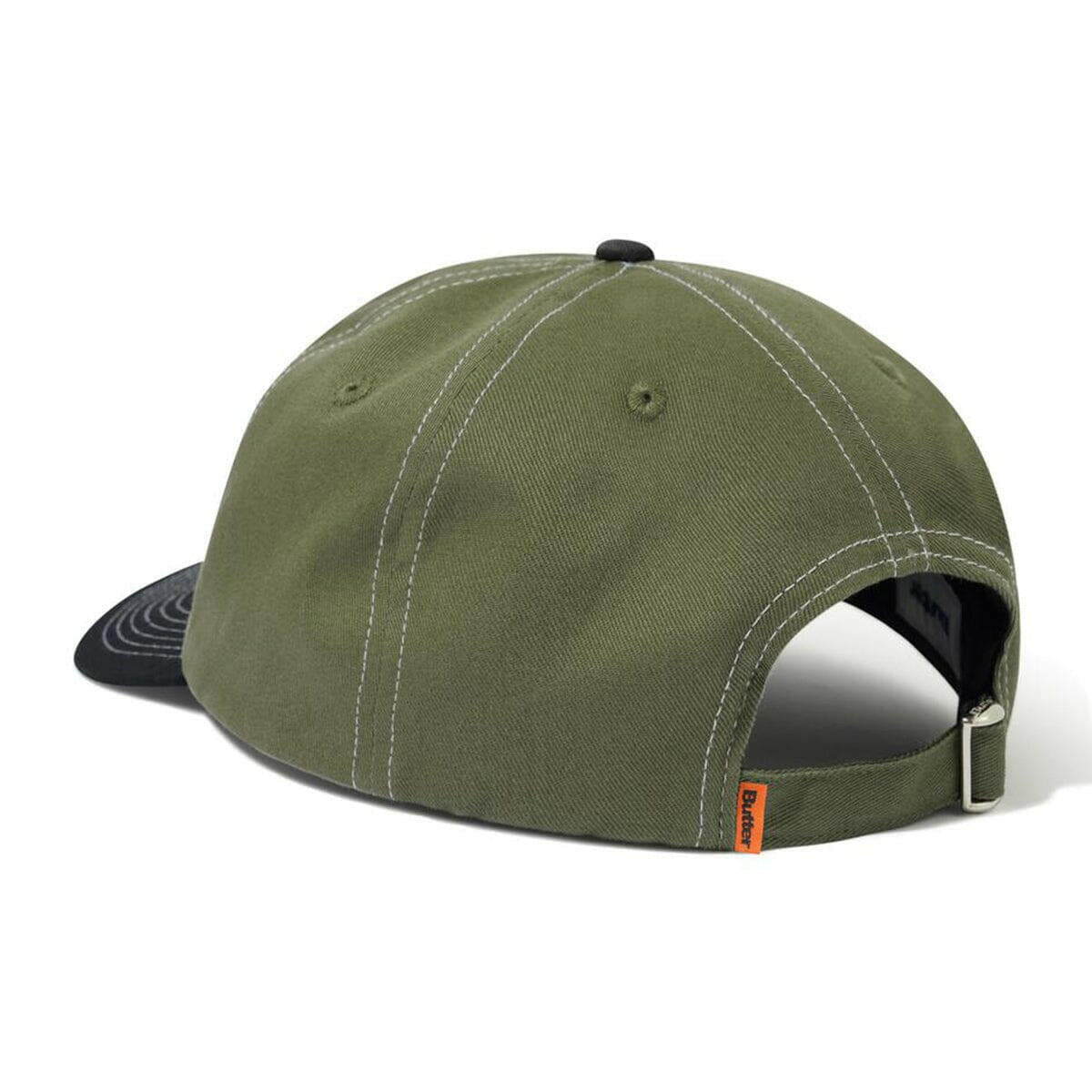 Butter Goods - Lock 6 Panel Cap Army/Black.