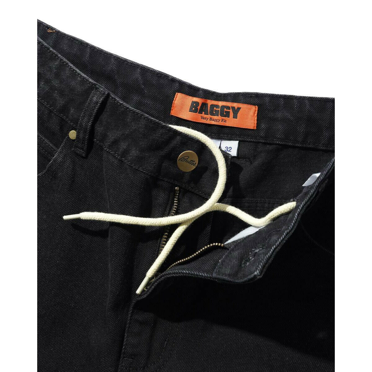 Butter Goods - Lock Denim Jeans Flat Black.