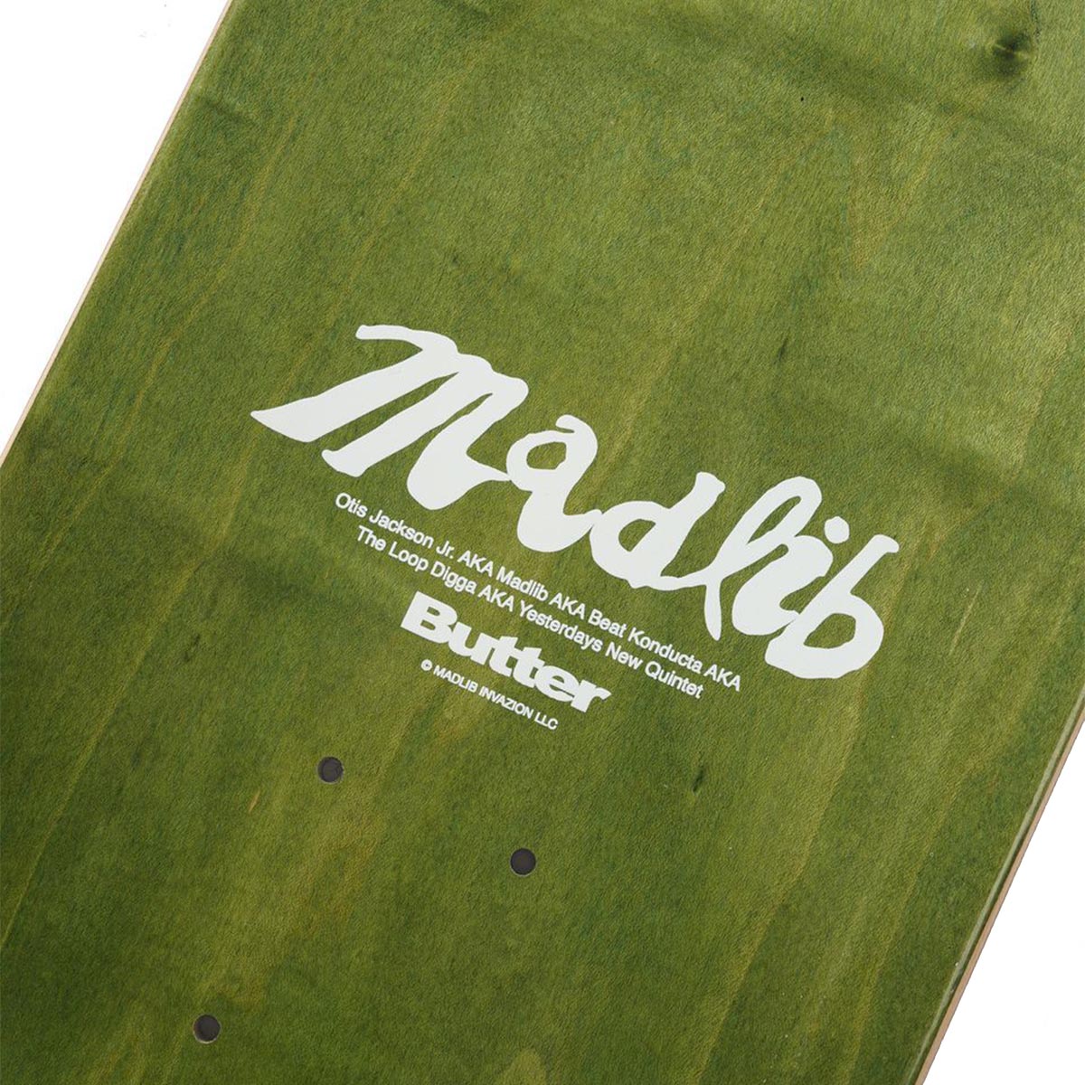 Butter Goods Madlib Bomb Shelter 8.25 Skateboard Deck Top Detail