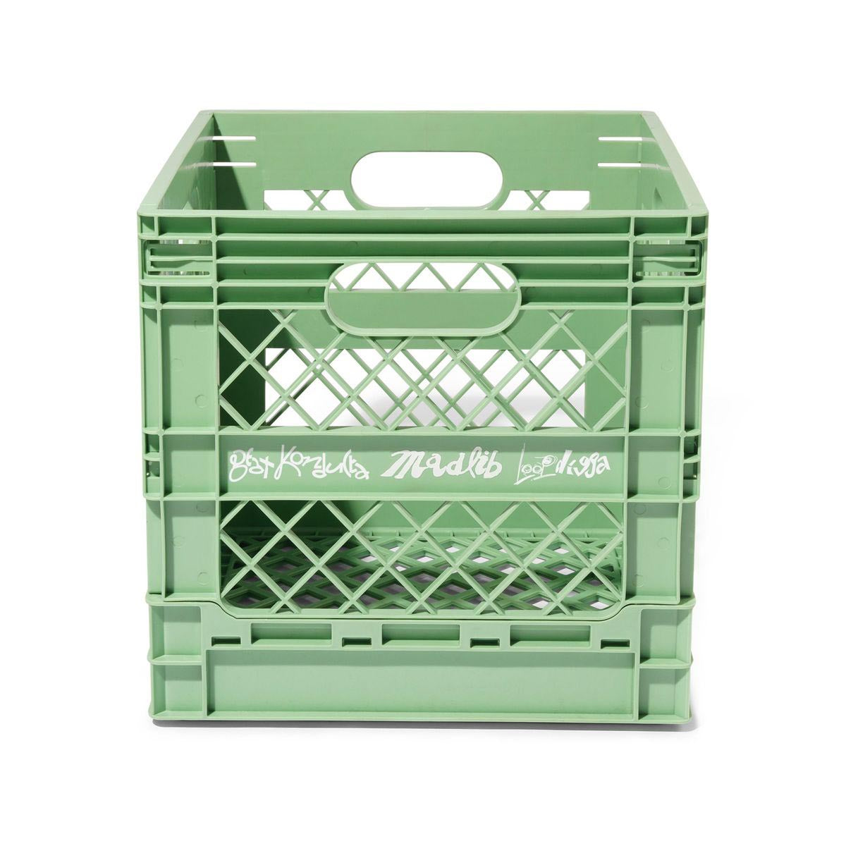 Butter Goods Madlib Collapsable Record Crate Sage