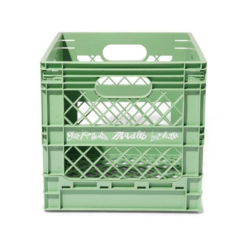 Butter Goods Madlib Collapsable Record Crate Sage