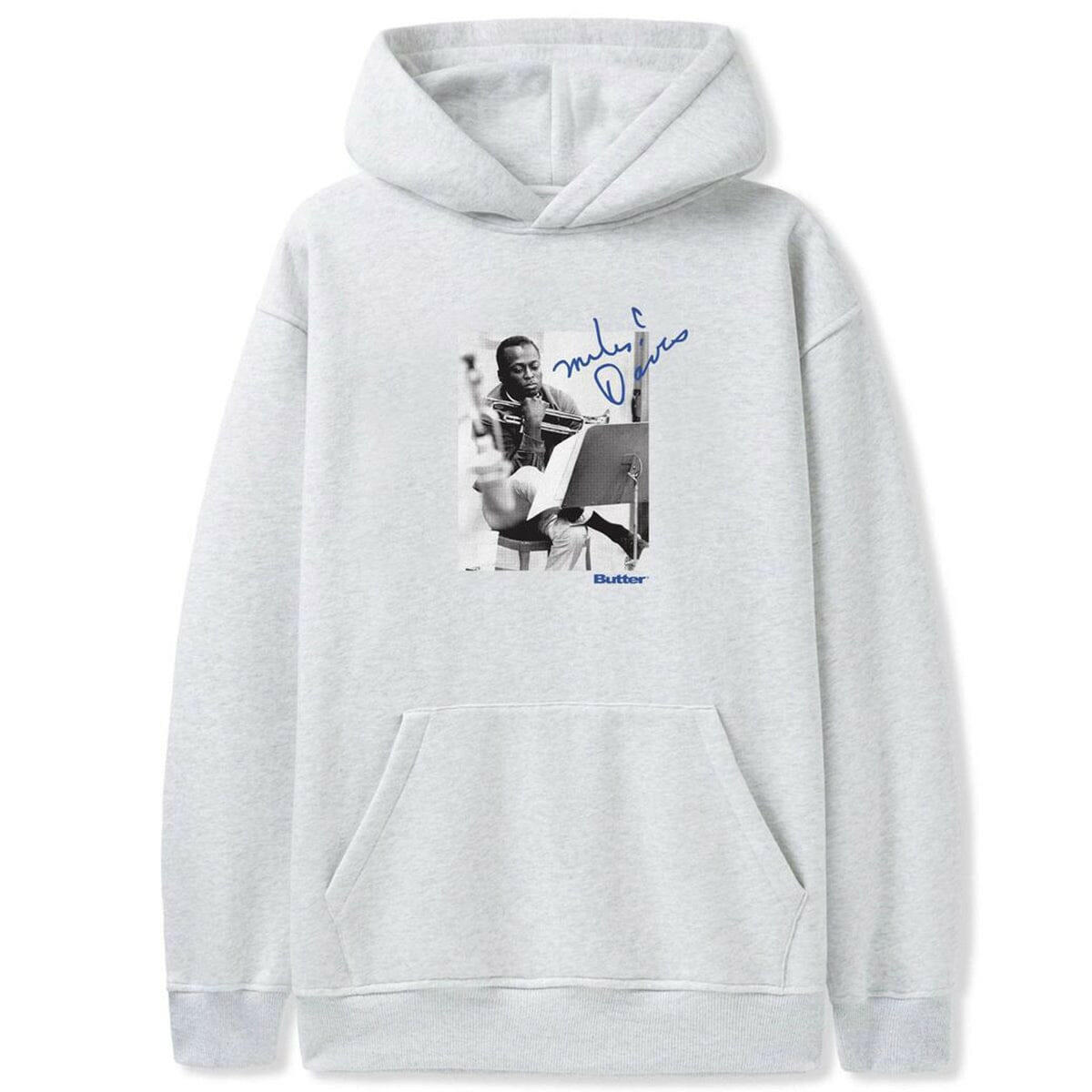 Butter Goods - Miles Davis Kind Of Blue Hoodie Ash.