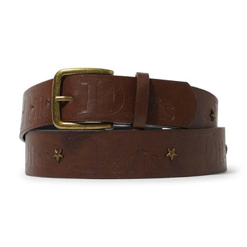 Butter Goods - Miles Davis Studded Belt Brown.