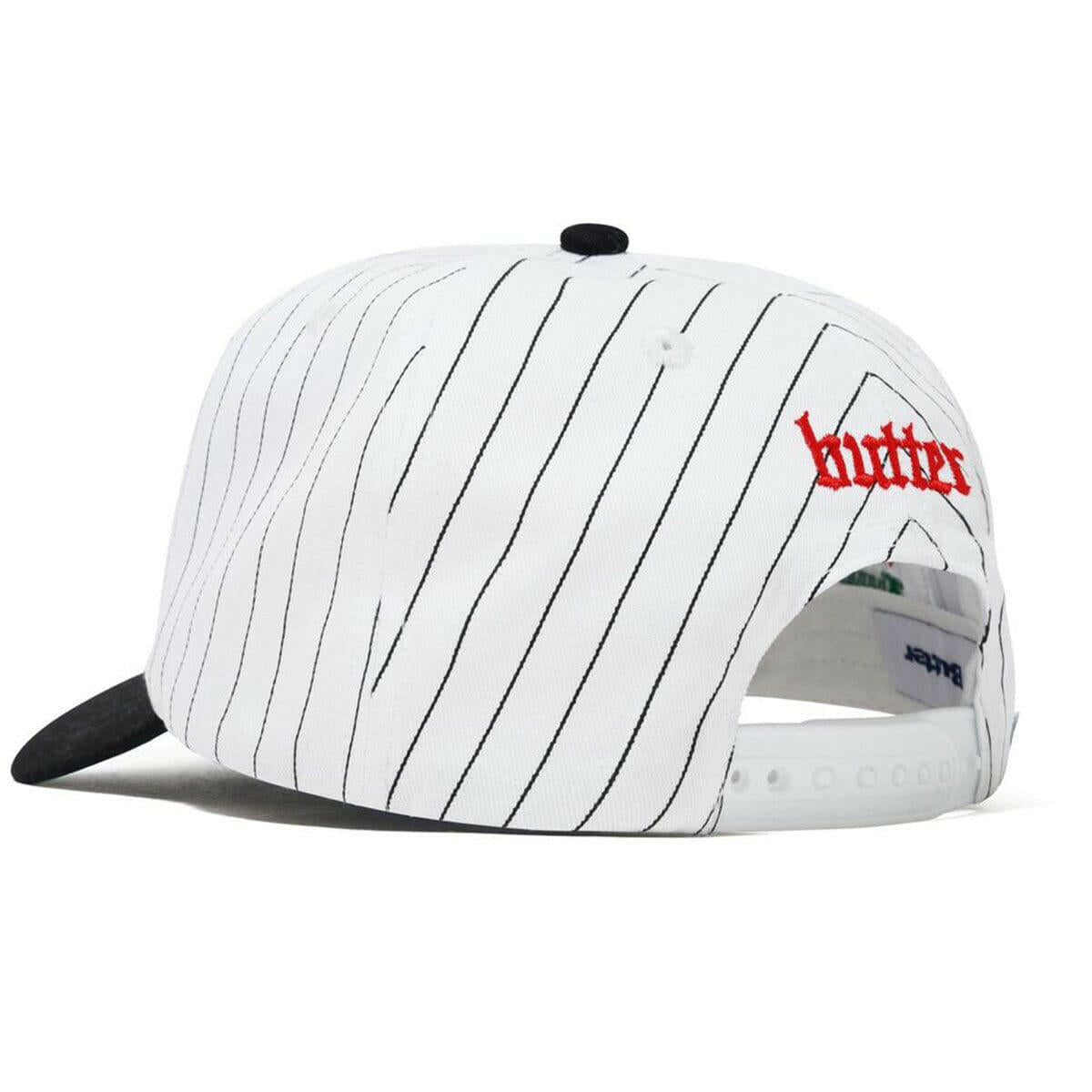Butter Goods - Miles Davis Thanks 6 Panel Cap White/Black.