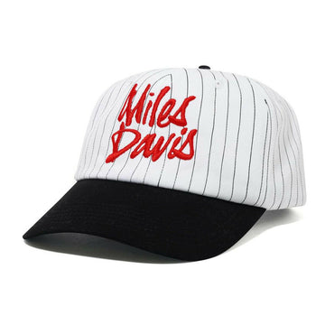 Butter Goods - Miles Davis Thanks 6 Panel Cap White/Black.
