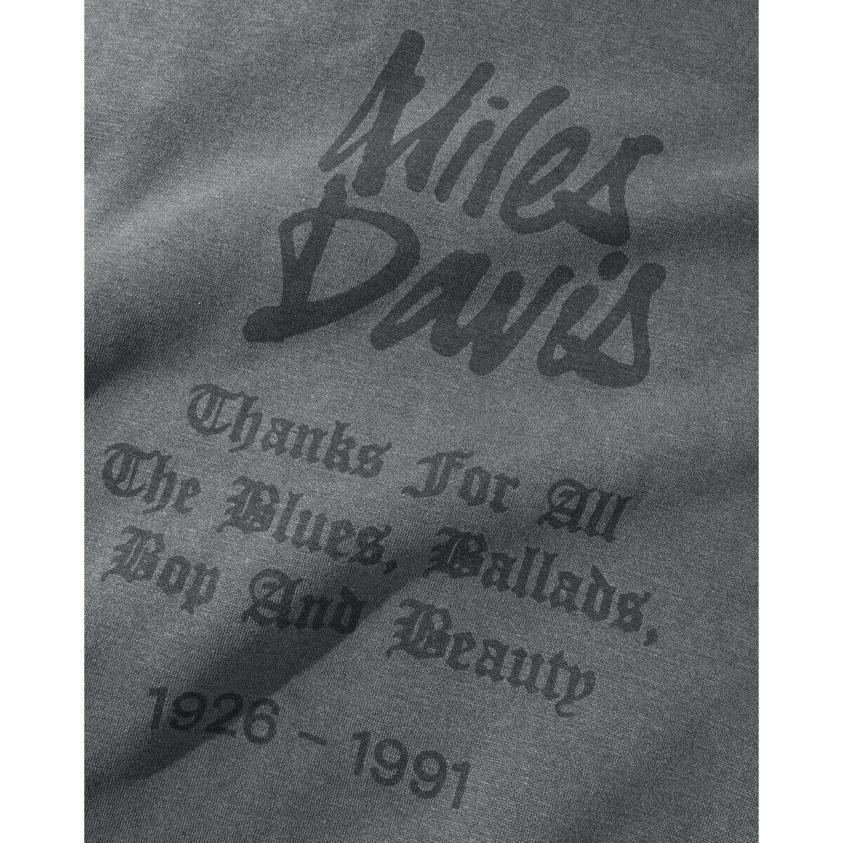 Butter Goods - Miles Davis Thanks Zip-Thru Hoodie Charcoal.