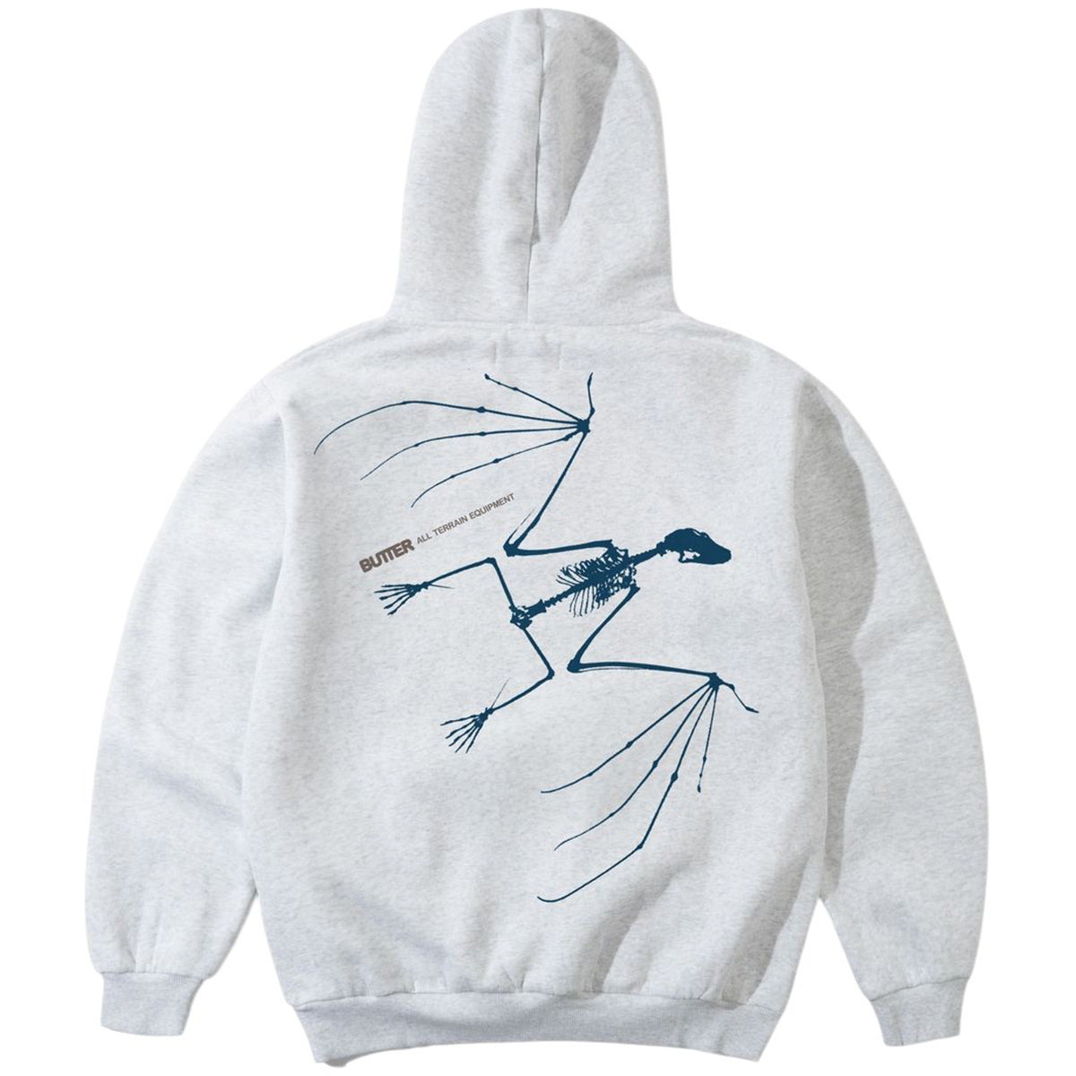 Butter Goods Nocturnal Hoodie Ash Back