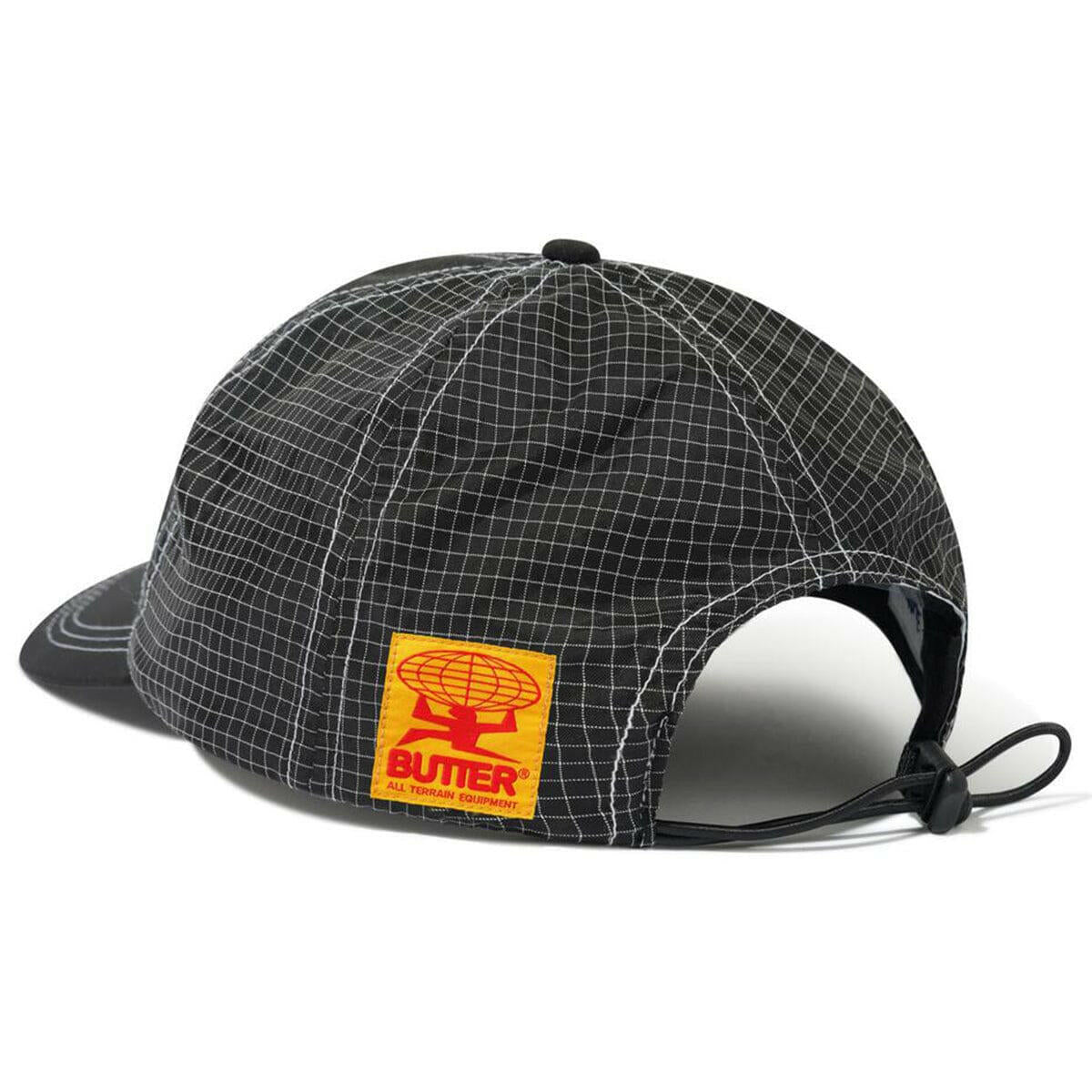 Butter Goods - Nylon Ripstop 6 Panel Cap Black.