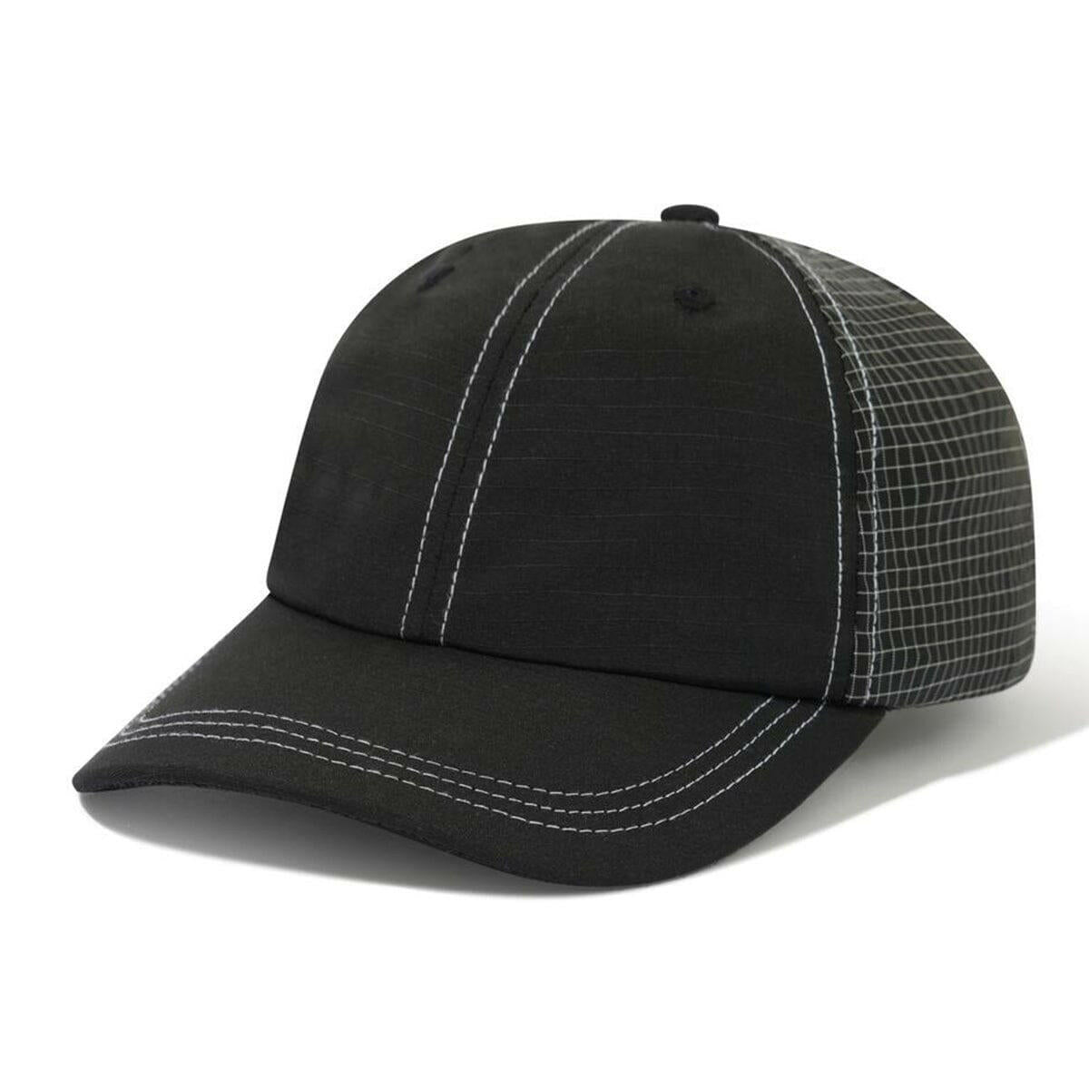 Butter Goods - Nylon Ripstop 6 Panel Cap Black.