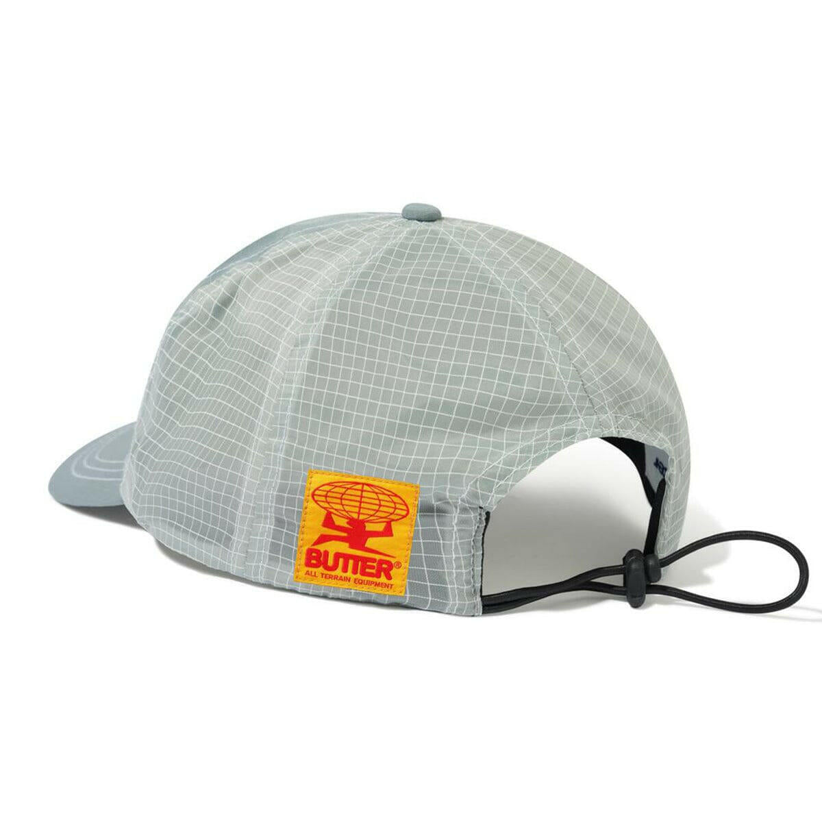 Butter Goods - Nylon Ripstop 6 Panel Cap Grey.