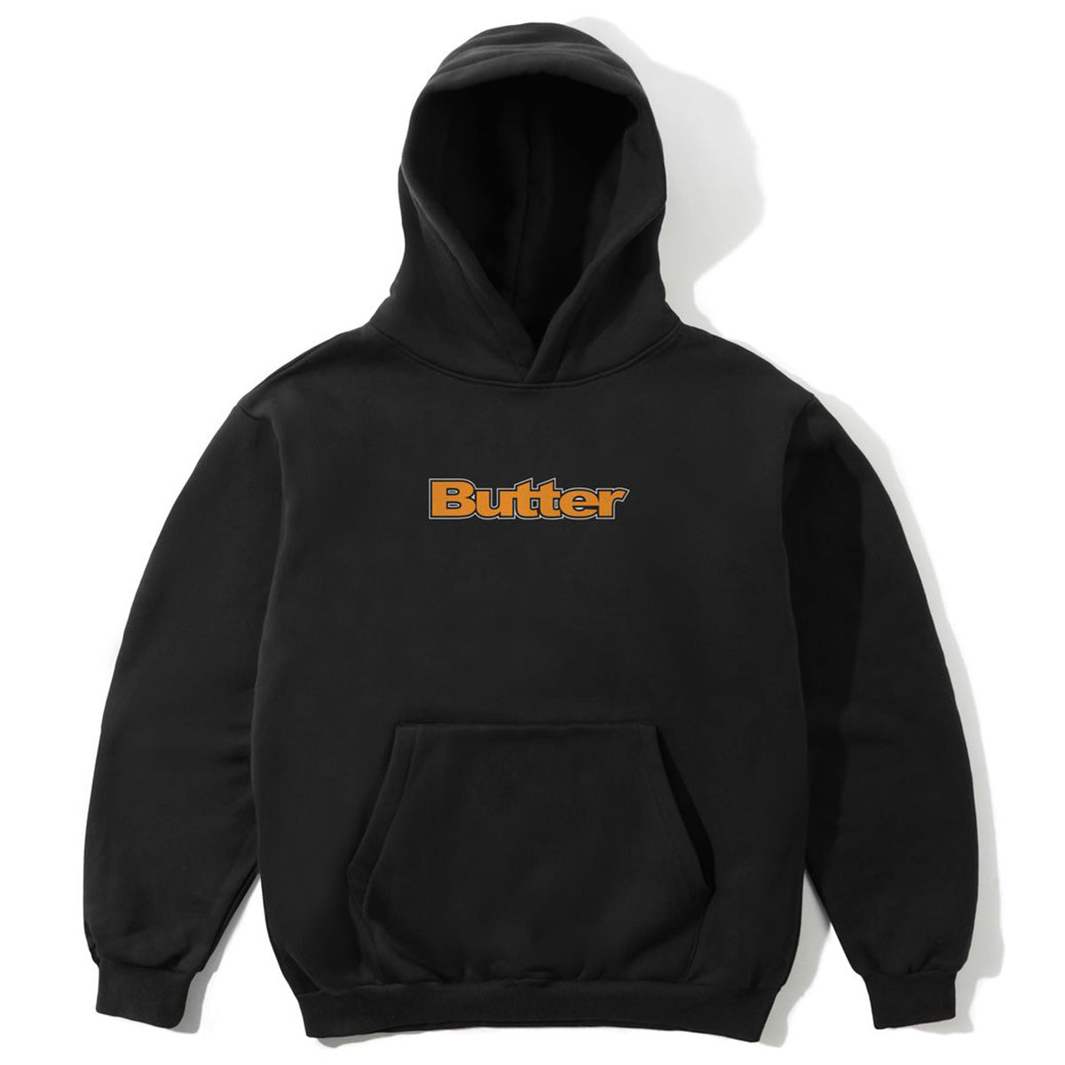 Butter Goods Outline Logo Hoodie Black