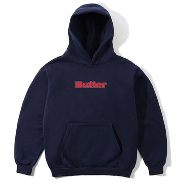 Butter Goods - Outline Logo Hoodie Navy.