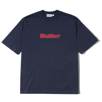 Butter Goods - Outline Logo Tee Navy.