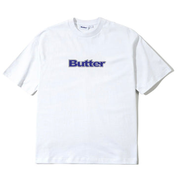Butter Goods - Outline Logo Tee White.