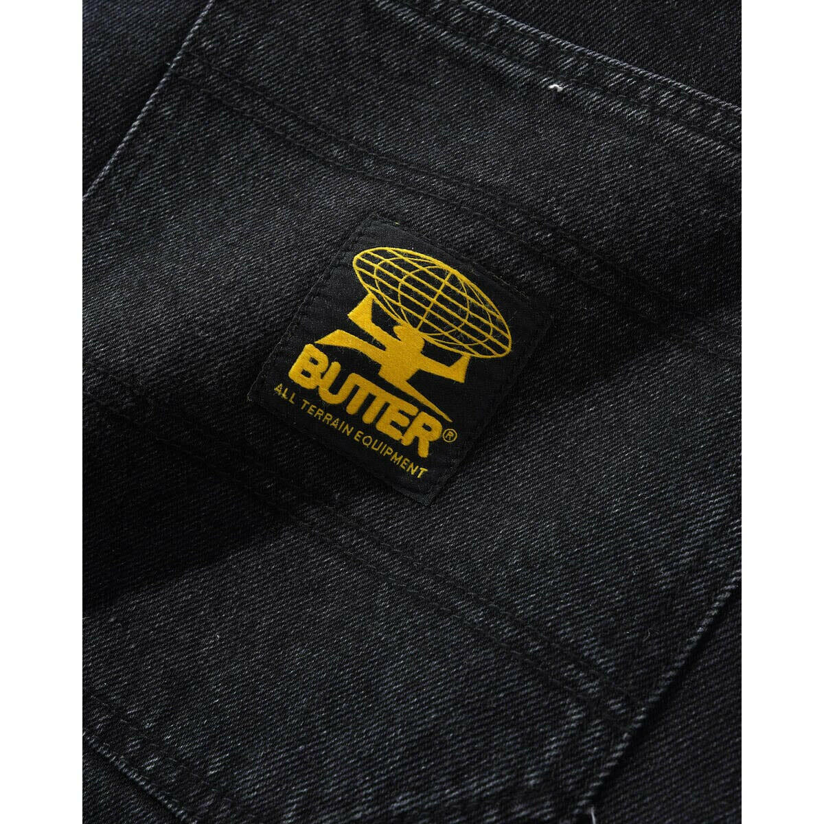 Butter Goods - Patch Pocket Denim Jeans Washed Black.