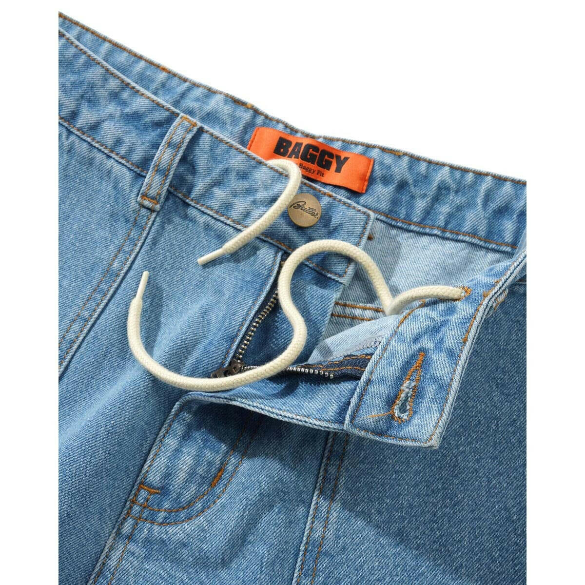 Butter Goods - Patch Pocket Denim Jeans Washed Indigo.