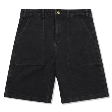 Butter Goods - Patch Pocket Denim Shorts Washed Black.