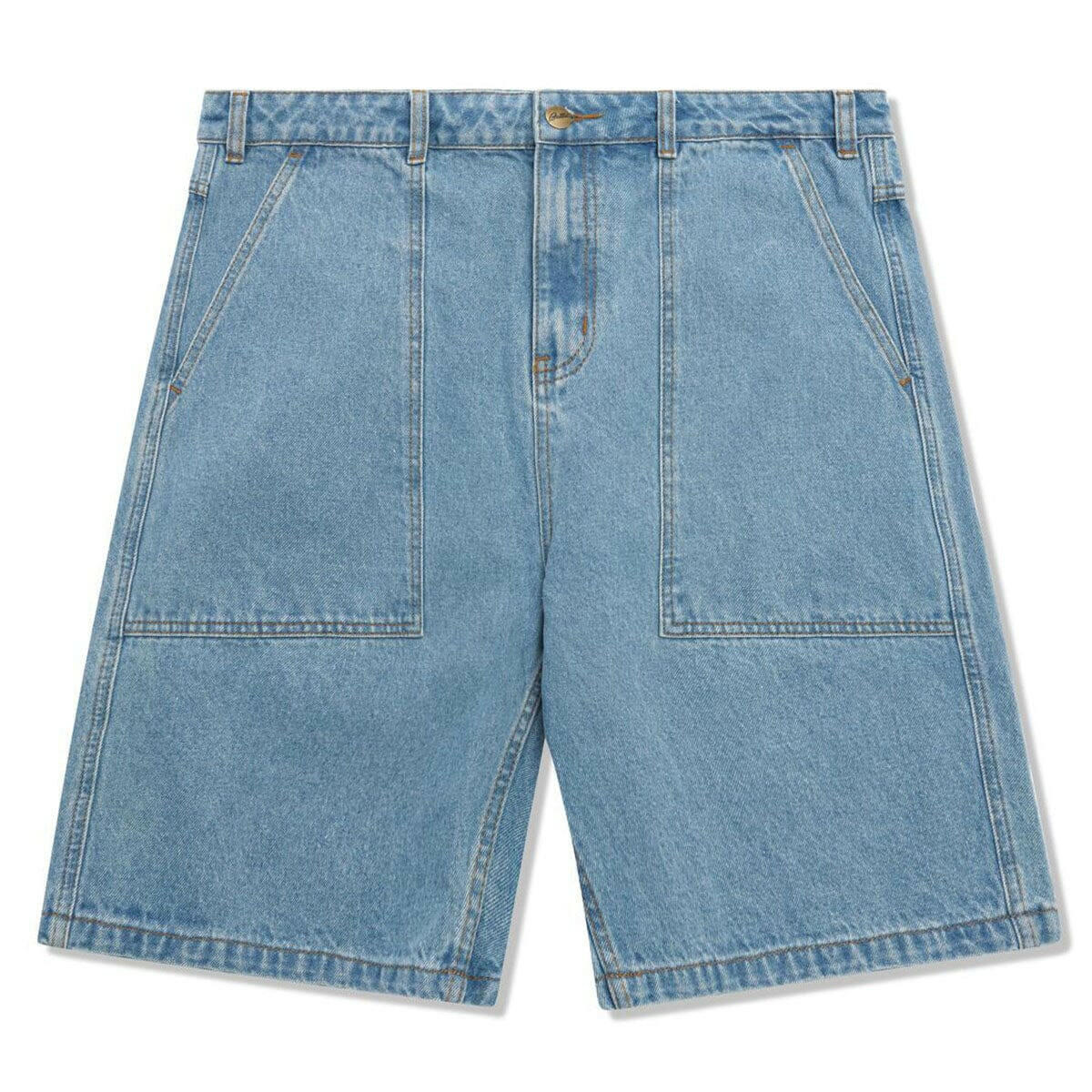 Butter Goods - Patch Pocket Denim Shorts Washed Indigo.