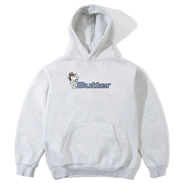 Butter Goods - X Peanuts Spike Logo Hoodie Ash.
