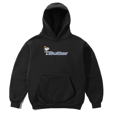 Butter Goods - X Peanuts Spike Logo Hoodie Black.