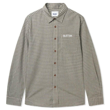 Butter Goods - Plaid L/S Shirt Black.