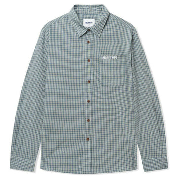 Butter Goods - Plaid L/S Shirt Harbour.