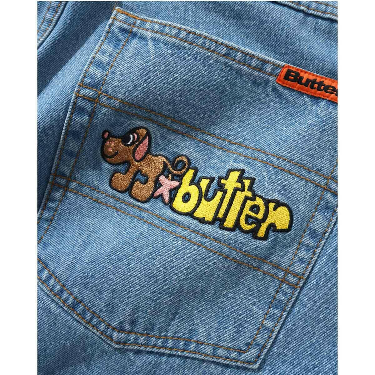 Butter Goods - Pooch Relaxed Denim Jeans Washed Indigo.