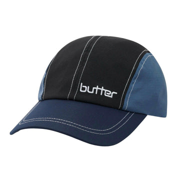 Butter Goods - Primary 4 Panel Cap Black/Slate.