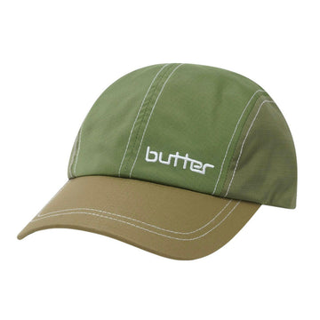 Butter Goods - Primary 4 Panel Cap Green/Tan.