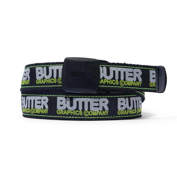 Butter Goods - Program Woven Belt Black.