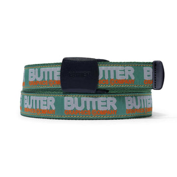 Butter Goods - Program Woven Belt Green.