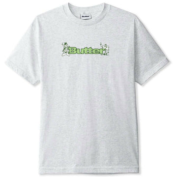 Butter Goods - Quest Logo Tee Ash.