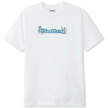 Butter Goods - Quest Logo Tee White.