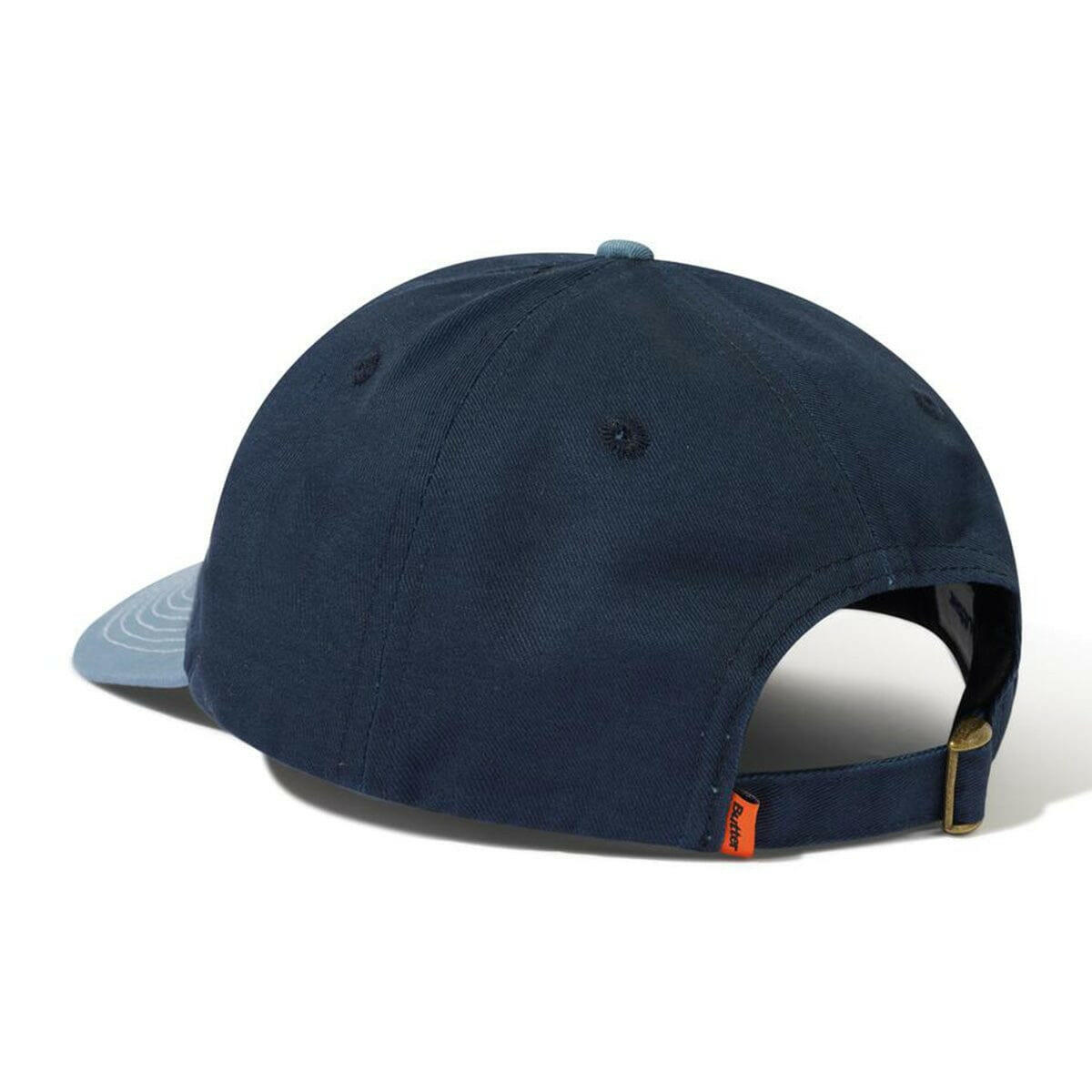 Butter Goods - Radio 6 Panel Cap Navy/Slate.