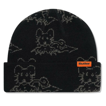Butter Goods - Rat Beanie Black.