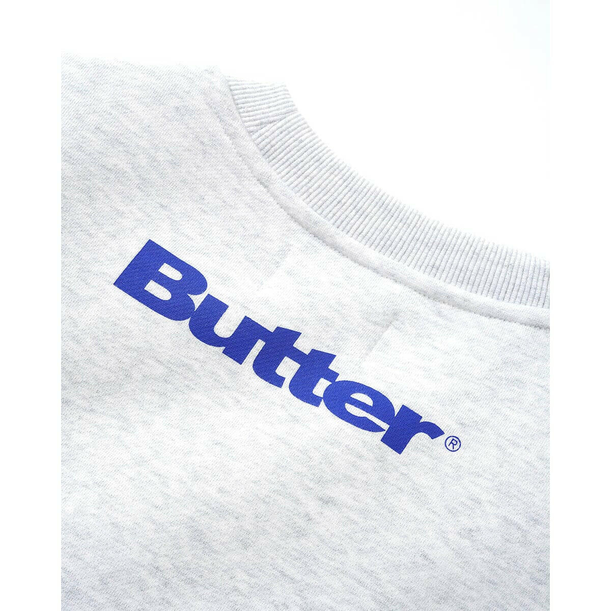 Butter Goods - Blue Note Records Logo Felt Applique Crew Ash.