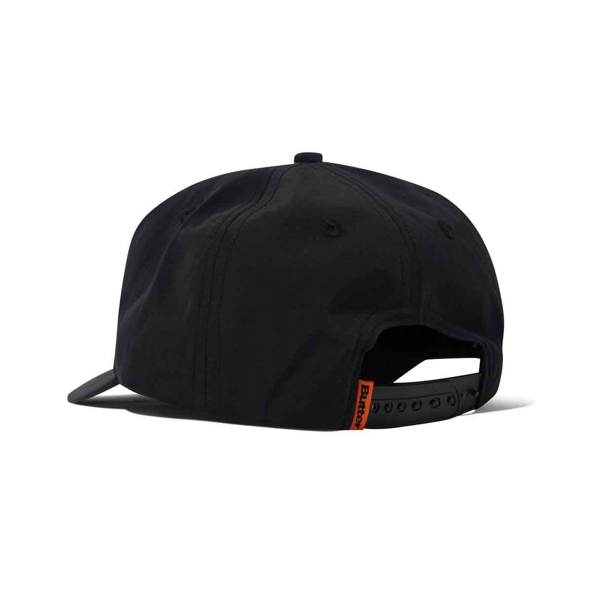 Butter Goods Registered 5 Panel Cap Black Back