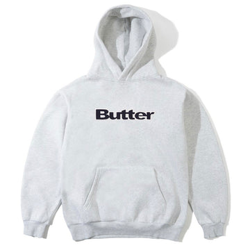 Butter Goods - Ripstop Logo Applique Hoodie Ash.