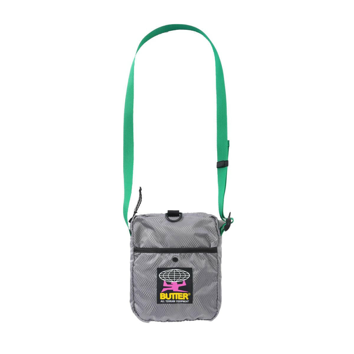 Butter Goods - Ripstop Side Bag Grey.