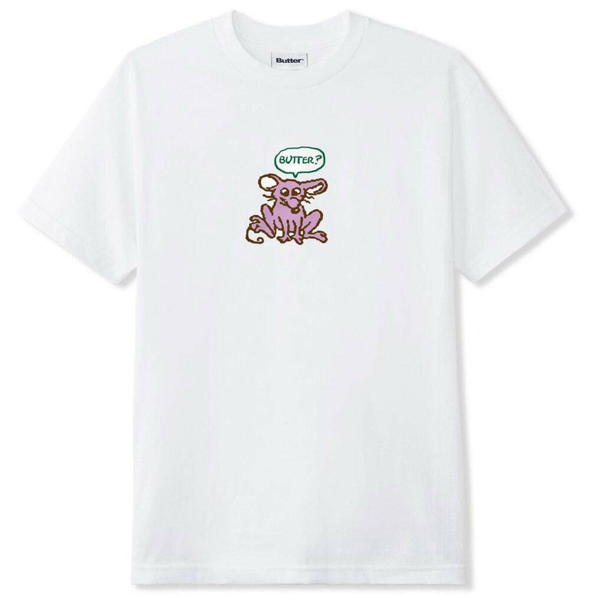 Butter Goods - Rodent Tee White.