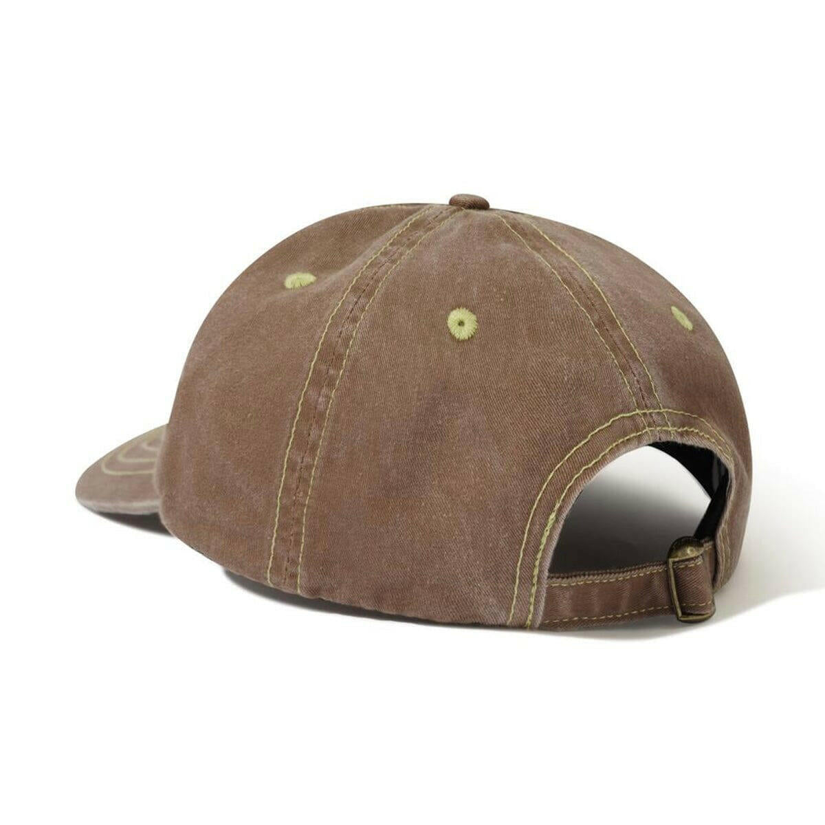 Butter Goods - Rounded Logo 6 Panel Cap Sandalwood.