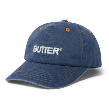 Butter Goods - Rounded Logo 6 Panel Cap Slate.