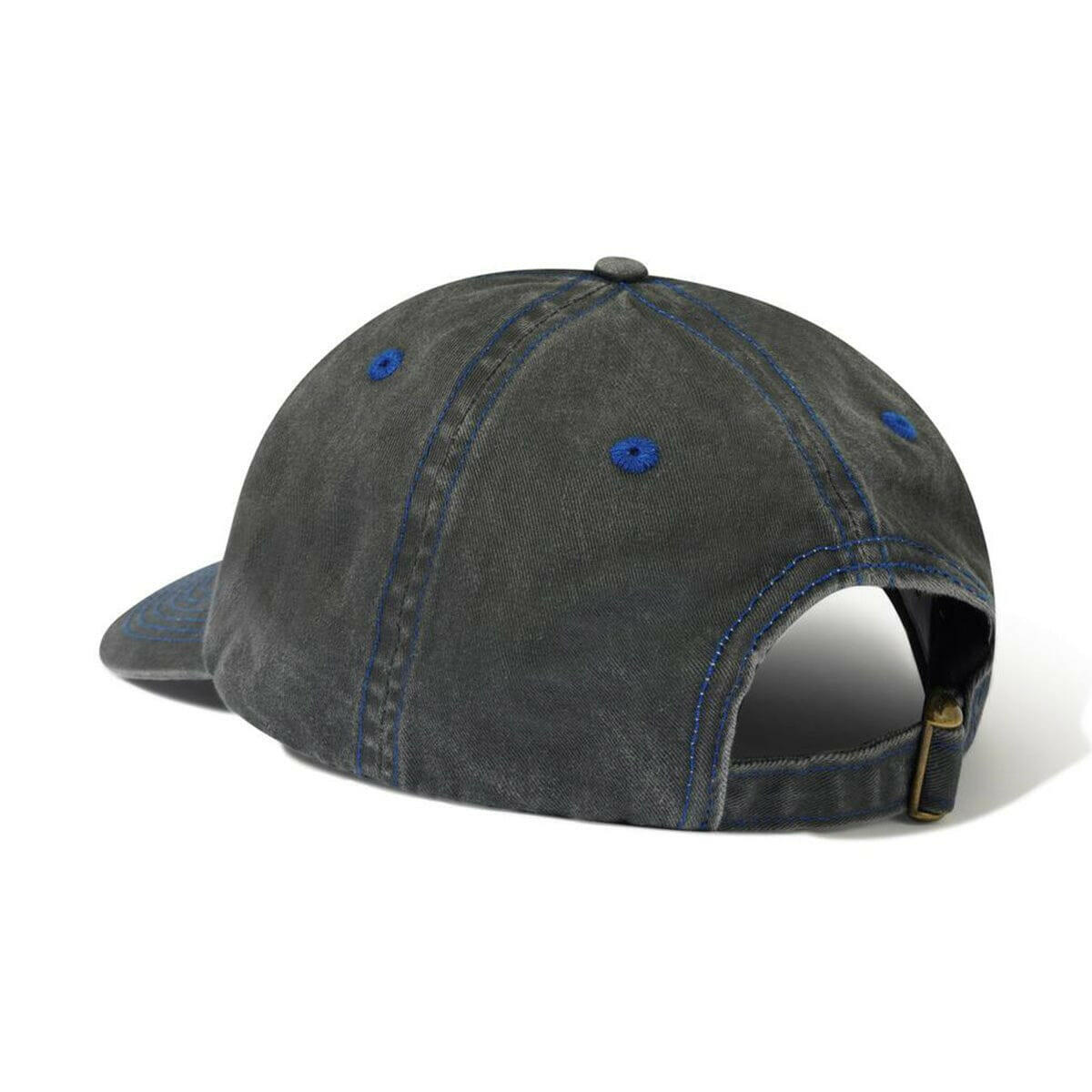 Butter Goods - Rounded Logo 6 Panel Cap Washed Black.